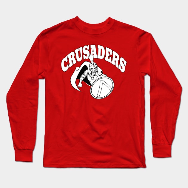 Crusaders Mascot Long Sleeve T-Shirt by Generic Mascots